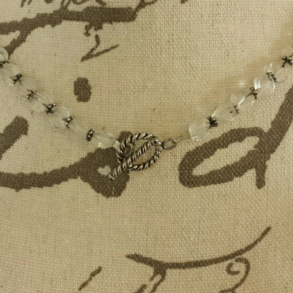 Quartz and Stone Silver Sterling - Picture 2 of 3